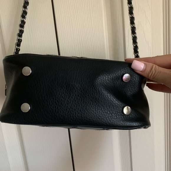 ZARA Black Black Vinyl Crossbody Bag - Picture 6 of 15